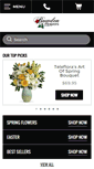 Mobile Screenshot of bowdenflowers.com